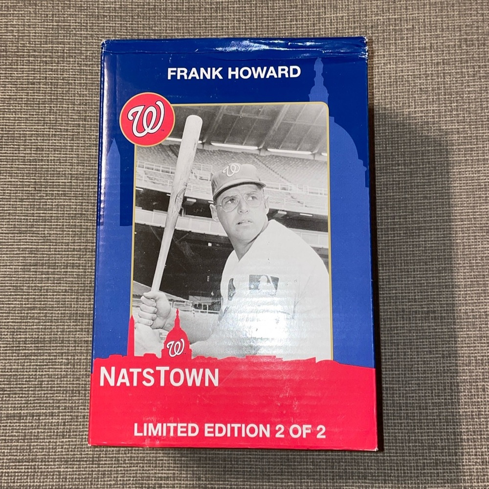 MLB 2009 Washington Nationals Frank Howard Natstown Bobblehead